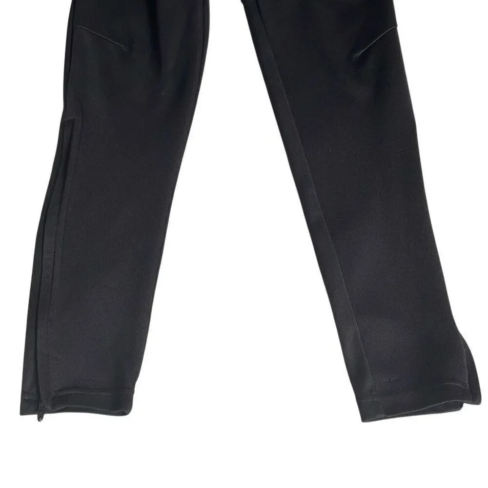 Nearly New! Adidas Black Climalite Tiro Soccer Pants Ankle Side Zip - Size XS